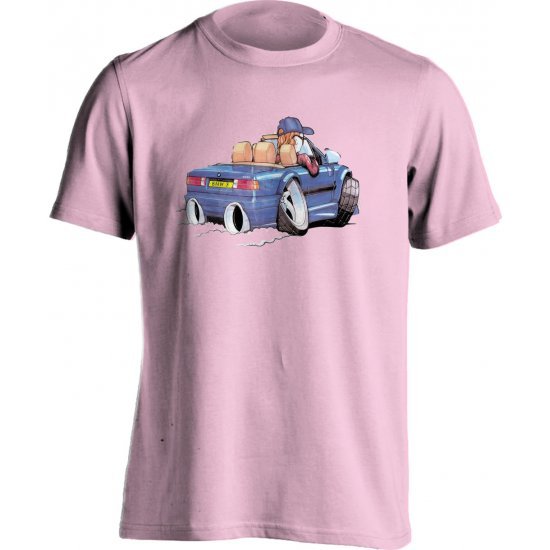 Koolart BMW 325I Blue- 1514-Child's Kartoons Motor Vehicle T Shirt