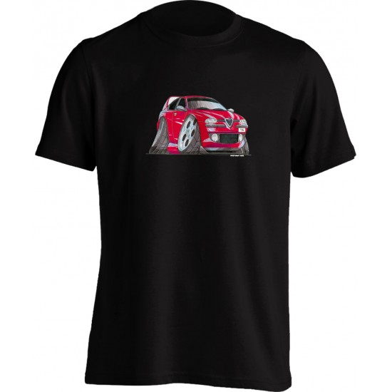 Koolart 156-1421 Red Alfa Romeo Child's T Shirt