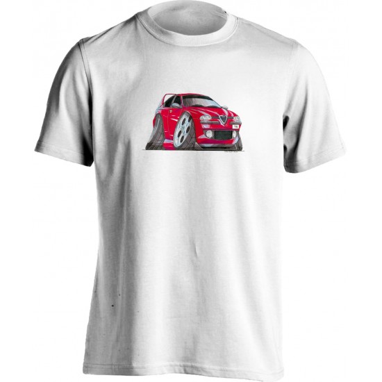 Koolart 156-1421 Red Alfa Romeo Child's T Shirt