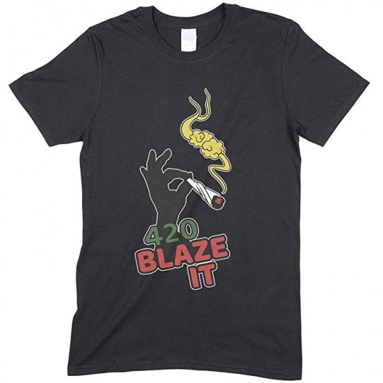 420 Blaze IT Weed- Men's Funny T Shirt 