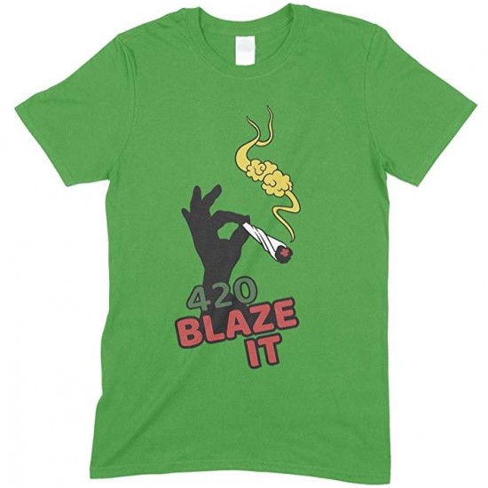 420 Blaze IT Weed- Men's Funny T Shirt 