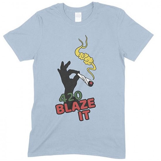 420 Blaze IT Weed- Men's Funny T Shirt 