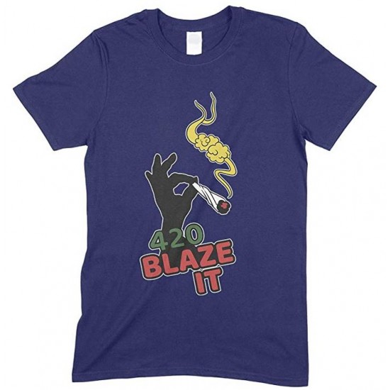 420 Blaze IT Weed- Men's Funny T Shirt 