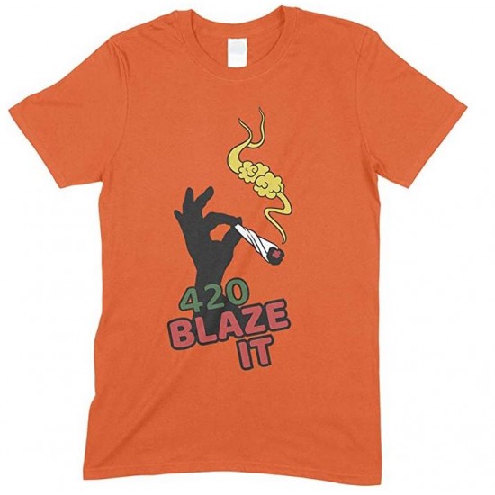 420 Blaze IT Weed- Men's Funny T Shirt 