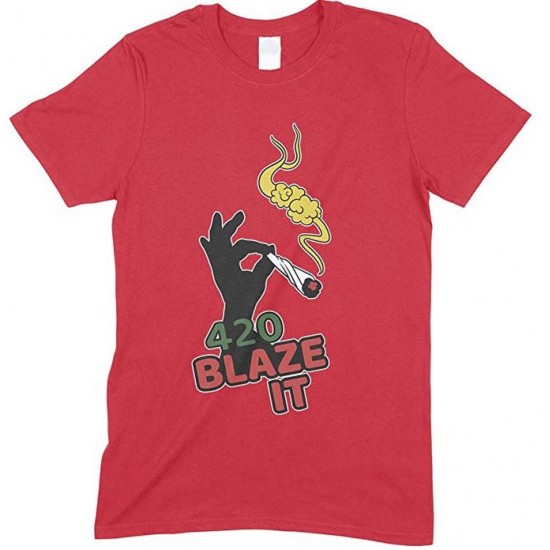 420 Blaze IT Weed- Men's Funny T Shirt 