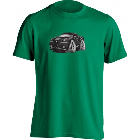 Koolart 4C Black–3213 Alfa Romeo Child's T Shirt