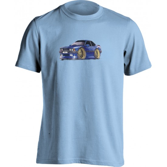 Koolart BMW 6 Series Blue-1423 - Unisex Adults T Shirt.