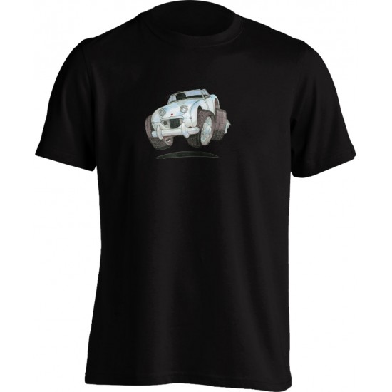 Adults Koolart Austin Healey Frog-Eye Sprite White 0771 T Shirt