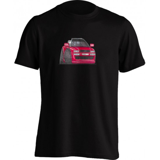 Adults Koolart Audi 80 Cabrio Red 0377 T Shirt