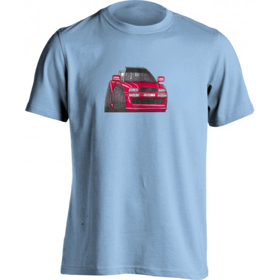 Adults Koolart Audi 80 Cabrio Red 0377 T Shirt