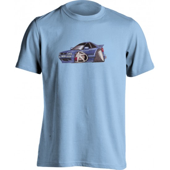 Adults Unisex Koolart Audi 80 Coupe Blue 0382 T Shirt