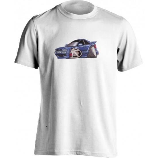 Adults Unisex Koolart Audi 80 Coupe Blue 0382 T Shirt