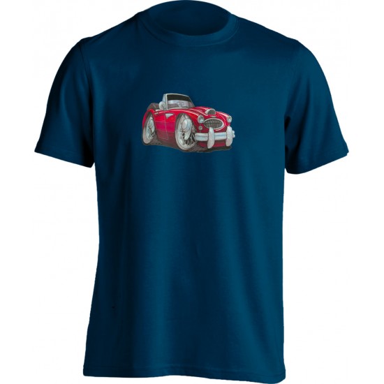 Adults Koolart Austin Healey 3000 Red 0721 T Shirt