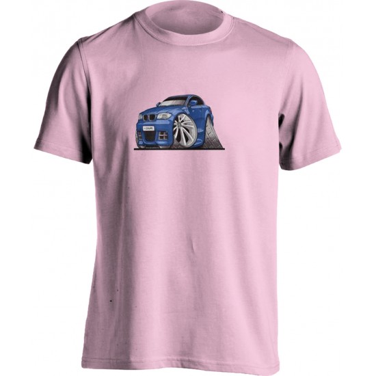 Koolart BMW 1 Coupe Blue-3152 Adults Unisex Kartoon T Shirt