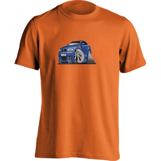 Koolart BMW 1 Coupe Blue-3152 Adults Unisex Kartoon T Shirt