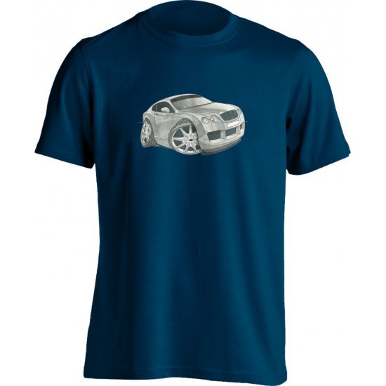 Koolart Bentley Continental Silver-1735-Child's Unisex T Shirt