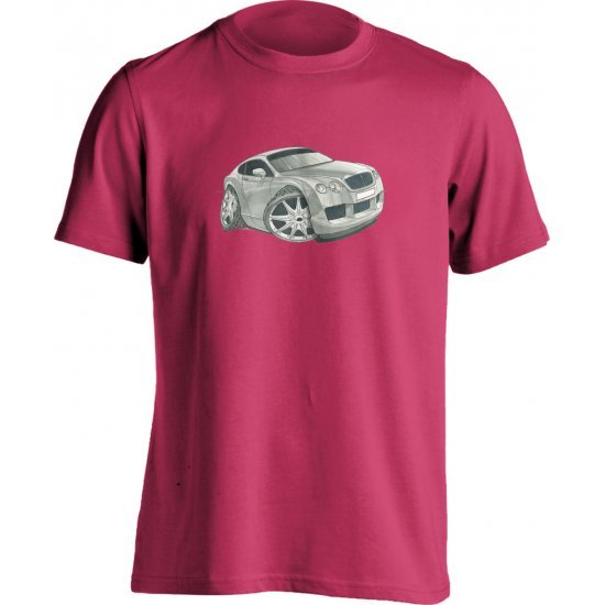 Koolart Bentley Continental Silver-1735-Child's Unisex T Shirt