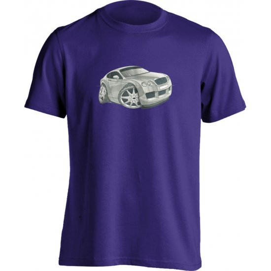 Koolart Bentley Continental Silver-1735-Child's Unisex T Shirt