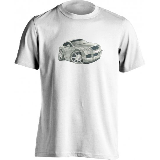 Koolart Bentley Continental Silver-1735-Child's Unisex T Shirt