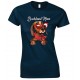  Funny Cute Dachshund Wearing Red Glasses Dog Mum-Ladies T Shirt 