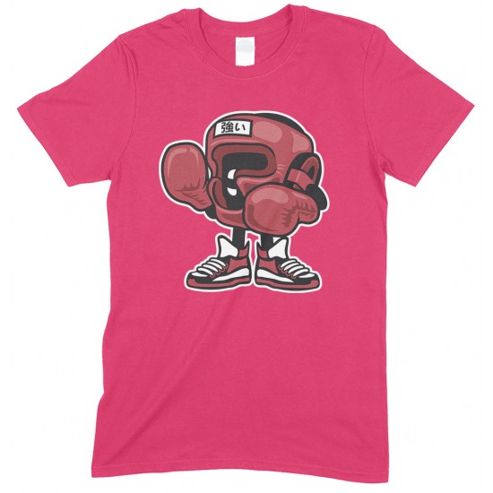 Boxing Champion Cartoon Funny Children's T Shirts