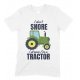  I Don't Snore I Dream I'm A Green Tractor Funny Men's Novelty T Shirt 