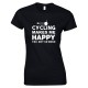 Cycling Makes Me Happy -You, Not So Much - Ladies Style T Shirt