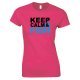 Keep Calm & Fish - Ladies Style T Shirt