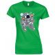 Astronaut Ice Cream, Ladies Space T Shirt 