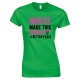  Nurse Make This World A Better Place - Ladies Style T Shirt 