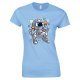 Astronaut Ice Cream, Ladies Space T Shirt 