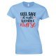 Feel Safe At Night Sleep With A Nurse - Funny Ladies Style T Shirt.