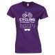 Cycling It's Cheaper Than Therapy-Ladies Style T Shirt