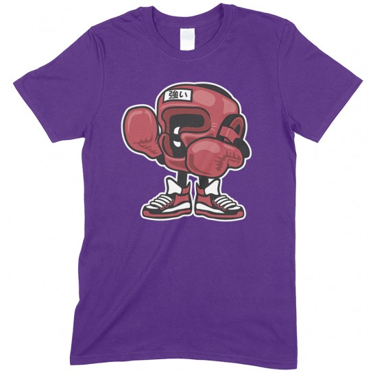 Boxing Champion Cartoon Funny Children's T Shirts