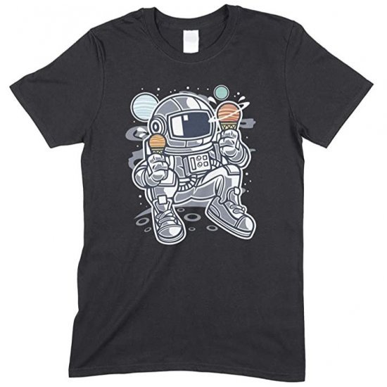 Astronaut Ice Cream Space T Shirt Boy/Girl Children's 