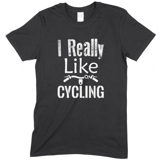 I Really Like Cycling-Children's T Shirt Boy-Girl 