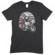 Caferacer Cartoon Motorbike Funny Men's Novelty T Shirt