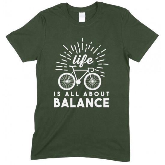 Life is All About Balance -Unisex Cycling T Shirt