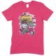 Burger scooter Cartoon - Children's Funny T Shirt Boy-Girl 