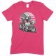 Caferacer Cartoon Motorbike Children's  Funny T Shirt