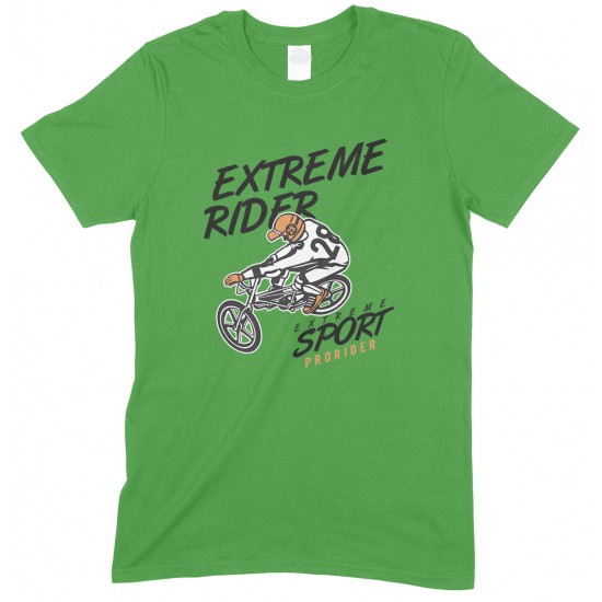 Extreme Rider- Extreme Sport BMX-Unisex Kids T Shirt Boys-Girls