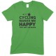 Cycling Makes Me Happy- You, Not So Much - Kids T Shirt Boy/Girl