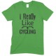 I Really Like Cycling-Unisex Adults T Shirt