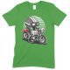 Caferacer Cartoon Motorbike Children's  Funny T Shirt