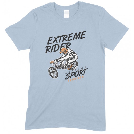 Extreme Rider- Extreme Sport BMX-Unisex Kids T Shirt Boys-Girls