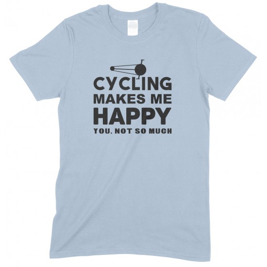 Cycling Makes Me Happy- You, Not So Much - Kids T Shirt Boy/Girl