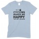 Cycling Makes Me Happy- You, Not So Much - Kids T Shirt Boy/Girl