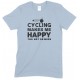 Cycling Makes Me Happy-You, Not So Much-Adults Unisex T Shirt
