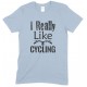 I Really Like Cycling-Unisex Adults T Shirt