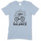Life is All About Balance-Cycling -T Shirt Boy-Girl